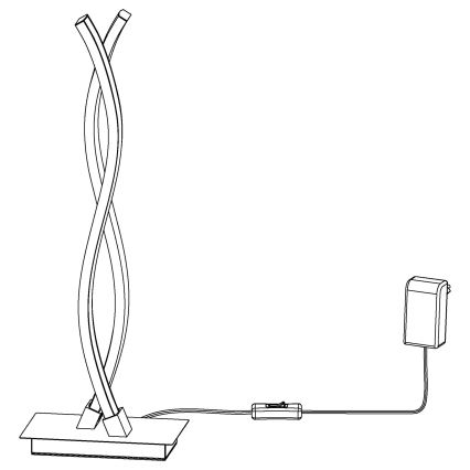 Eglo - Lámpara de mesa LED LED/10W/230V