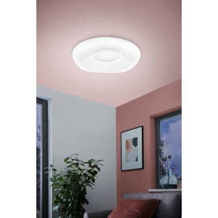 Eglo - Plafón LED regulable LED/18W/230V + mando a distancia