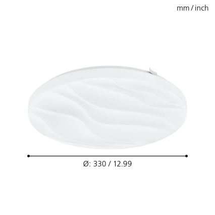 Eglo - Plafón LED LED/14,6W/230V