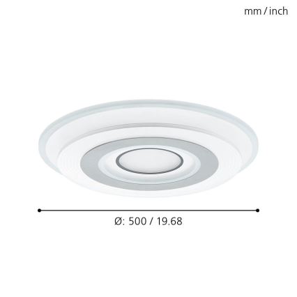 Eglo - Plafón LED 3xLED/16W/230V