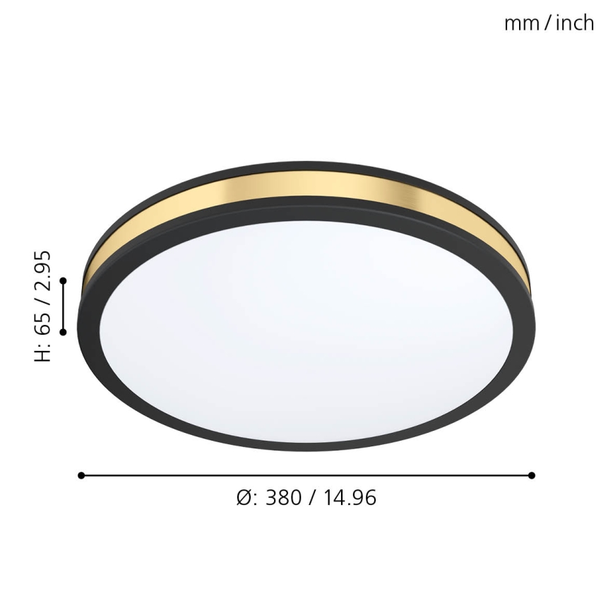Eglo - Plafón LED LED/24W/230V