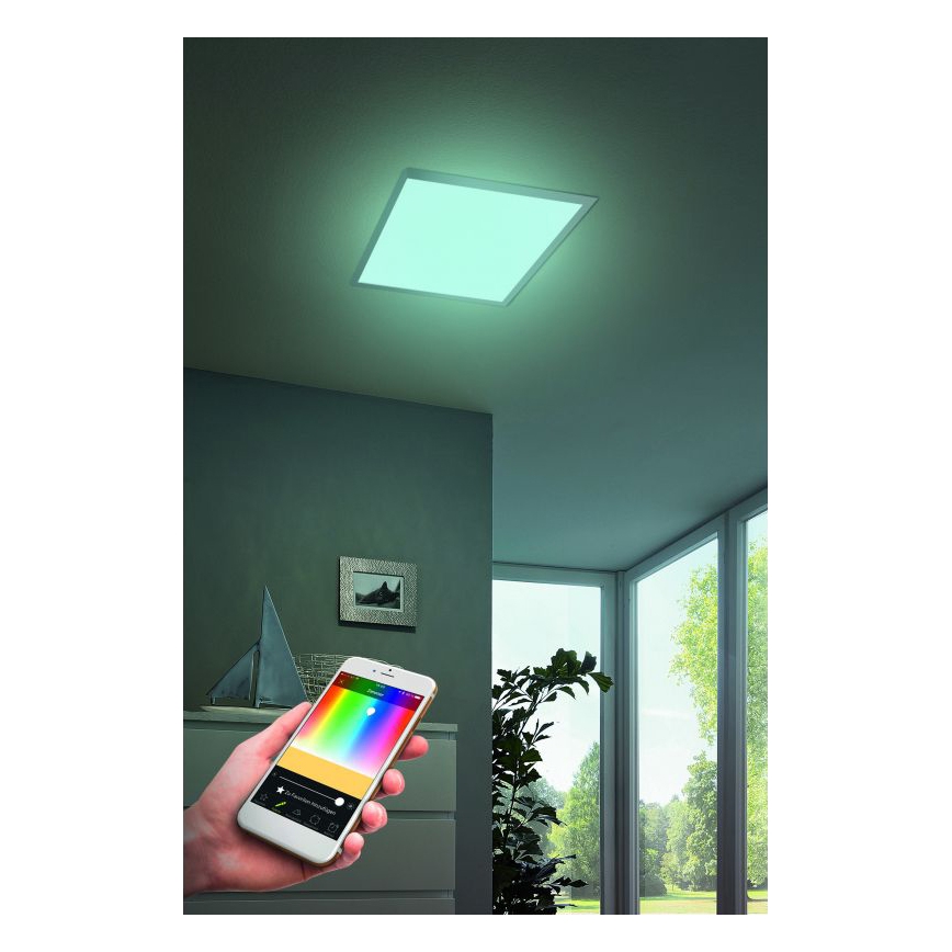 Eglo - LED RGB Plafón regulable SALOBRENA-C LED/16W/230V + CR