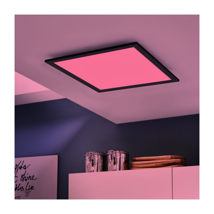 Eglo - Plafón LED RGB regulable SALOBRENA-C LED/30,5W/230V + control remoto