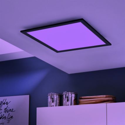 Eglo - Plafón LED RGB regulable SALOBRENA-C LED/30,5W/230V + control remoto