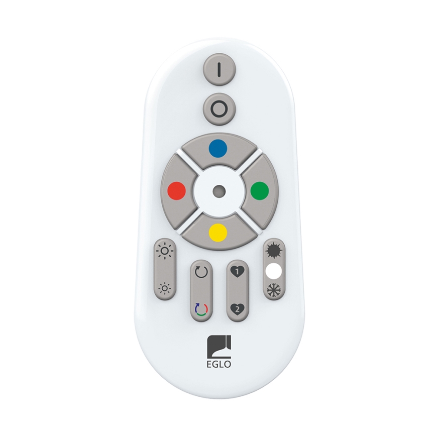 Eglo - Plafón LED RGB regulable SALOBRENA-C LED/30,5W/230V + control remoto