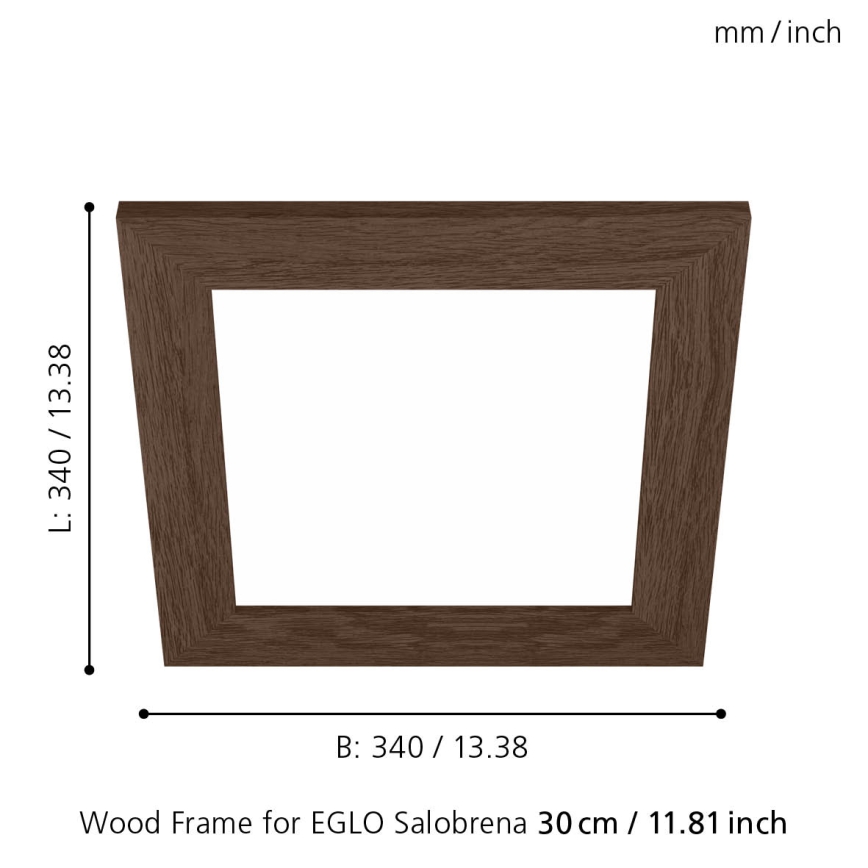 Eglo 99425 - Marco para lámpara de techo SALOBRENA 300x300 mm