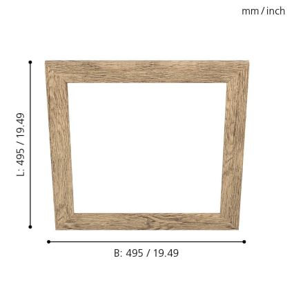 Eglo - Marco para lámpara SALOBRENA 450x450 mm