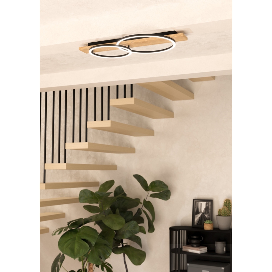 Eglo - Plafón LED LED/12W/230V + LED/12W