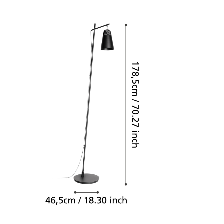 Eglo - Lámpara de pie 1xE27/40W/230V