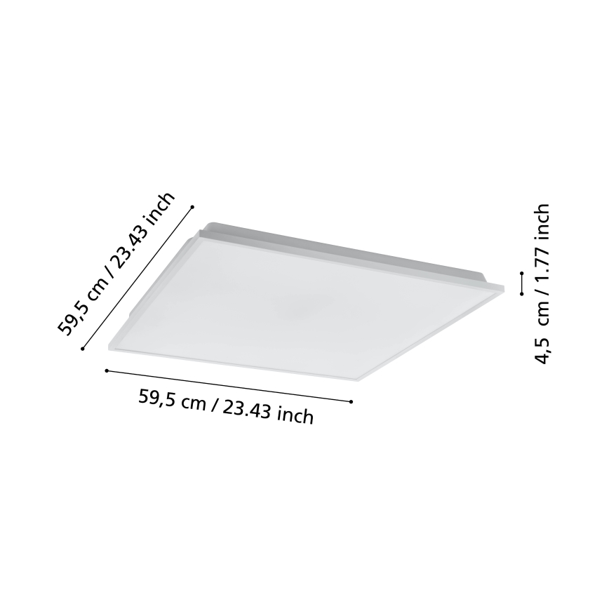 Eglo - Plafón LED regulable LED/31,8W/230V 2700-6500K ZigBee