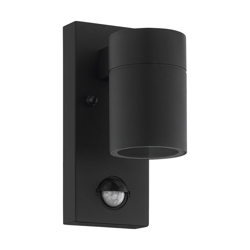 Eglo - Aplique de exterior LED con sensor 1xGU10/3W/230V IP44