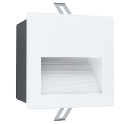 Eglo - Foco empotrable exterior LED LED/3,7W/230V IP65 blanco