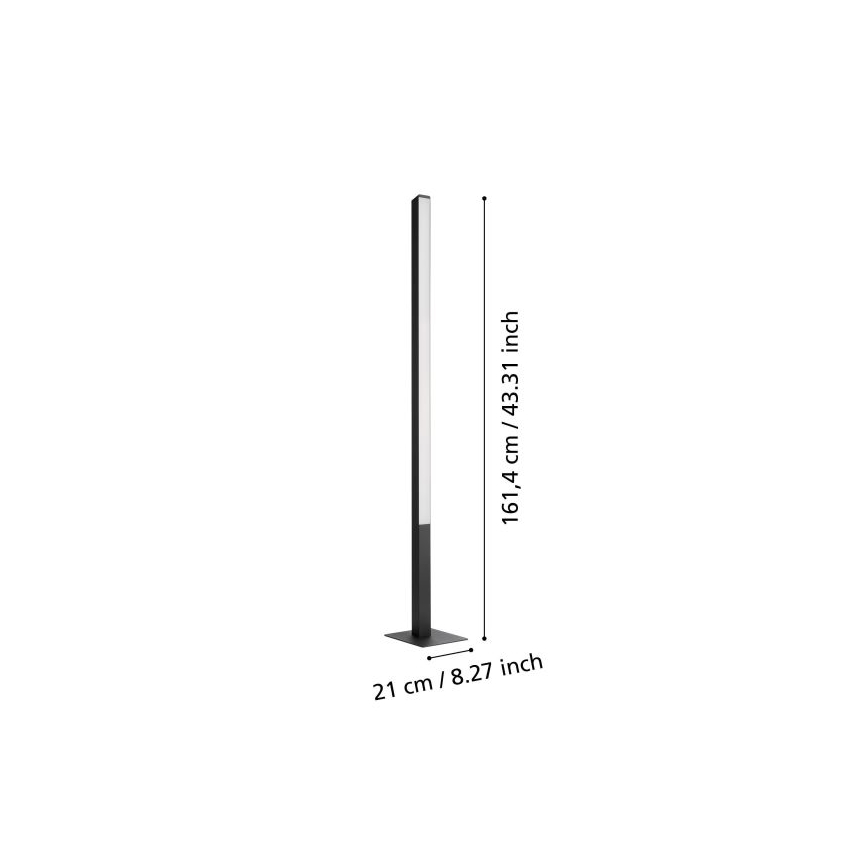 Eglo - LED RGBW Lámpara de pie regulable LED/35W/230V 2700-6500K ZigBee