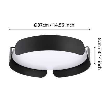 Eglo - Plafón LED LED/21,6W/230V