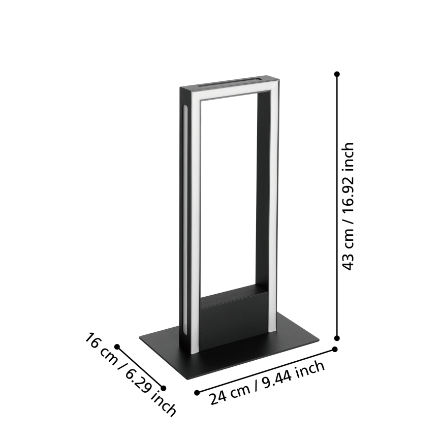 Eglo - Lámpara de mesa LED regulable LED/16W/230V 2700-6500K