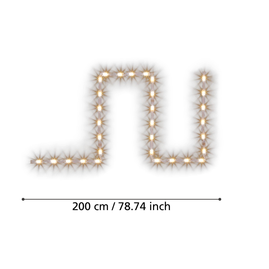 Eglo - Cinta LED regulable 2m LED/9W/24V 2700-6500K ZigBee
