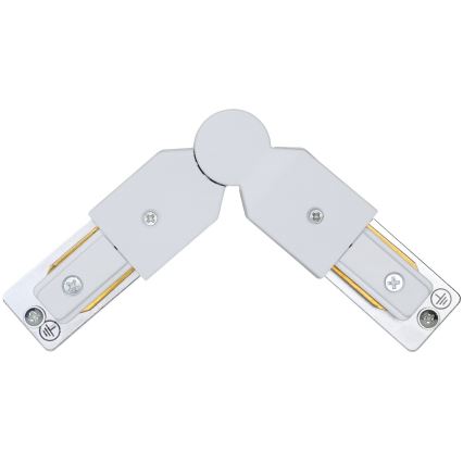 Eglo - Conector de esquina para sistema de rieles blanco