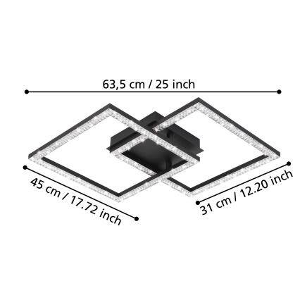 Eglo - Plafón LED LED/21W/230V