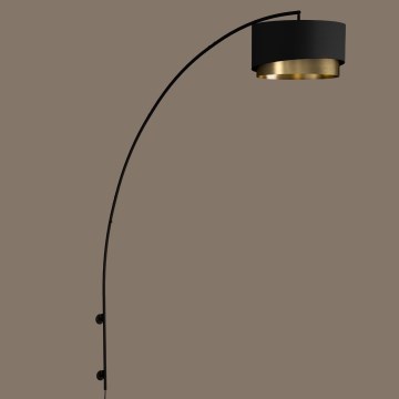 Eglo - Aplique 1xE27/40W/230V negro/dorado