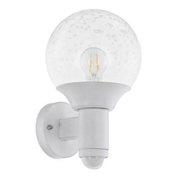 Eglo - Aplique exterior con sensor 1xE27/28W/230V IP44