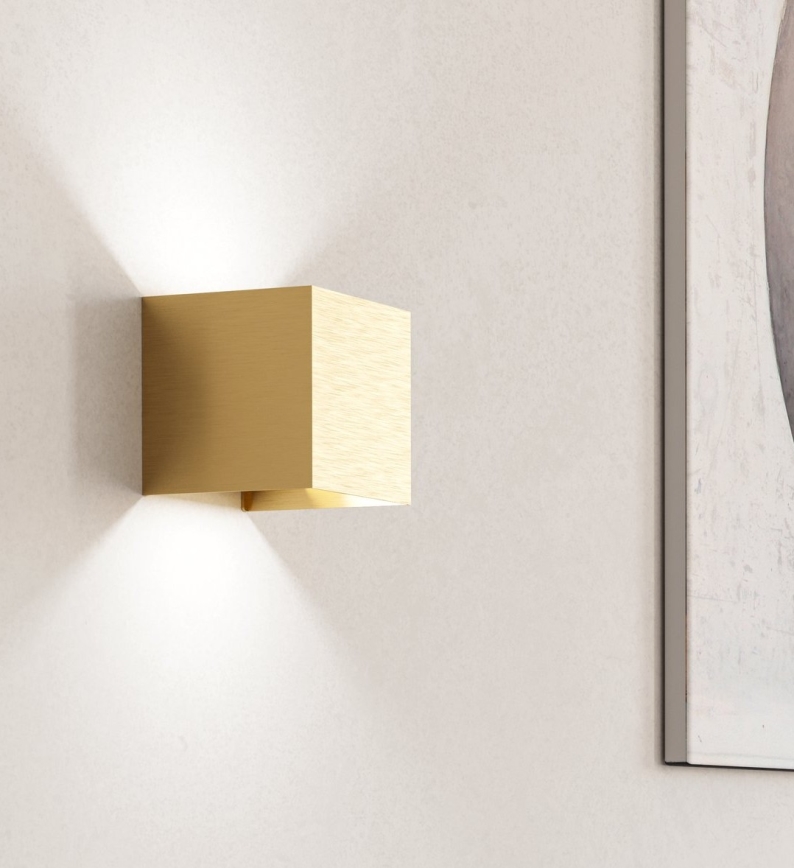 Eglo - Aplique LED 2xLED/1,5W/230V 3000K dorado