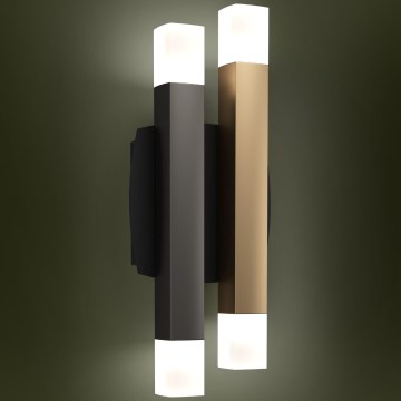 Eglo - Aplique LED 4xLED/3,3W/230V 3000K antracita/dorado