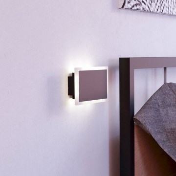 Eglo - Aplique LED LED/12W/230V 3000K 12x23 cm negro