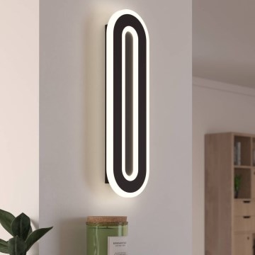 Eglo - Aplique LED LED/12W/230V 4000K negro