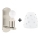 Eglo - Aplique LED MY CHOICE 1xE14/4W/230V cromo mate/blanco