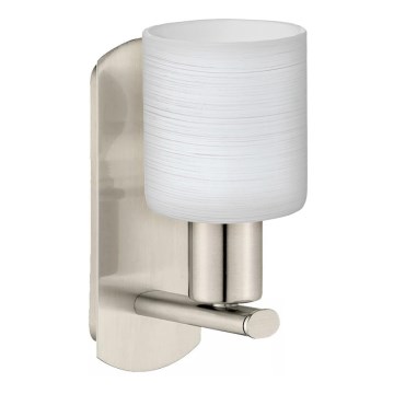 Eglo - Aplique LED MY CHOICE 1xE14/4W/230V cromo mate/blanco