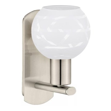 Eglo - Aplique LED MY CHOICE 1xE14/4W/230V cromo mate/blanco