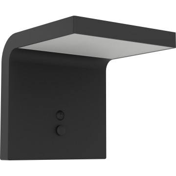 Eglo - Aplique LED solar con sensor LED/6,5W/3,7V IP44