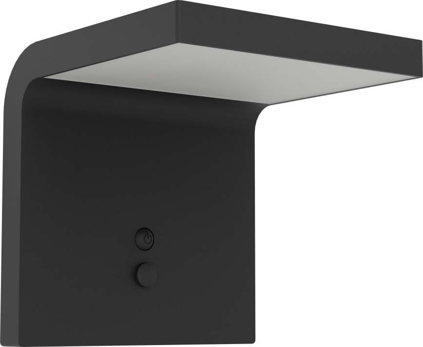 Eglo - Aplique LED solar con sensor LED/6,5W/3,7V IP44
