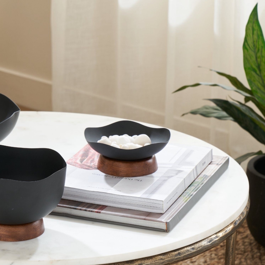 Eglo - Bandeja decorativa diá. 14,5 cm negro