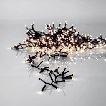 Eglo - Cadena LED de Navidad para exteriores 800xLED 16m IP44 blanco cálido