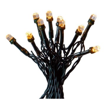 Eglo - Cadena LED navideña exterior 100xLED/1 función 12,5m IP44 blanco cálido