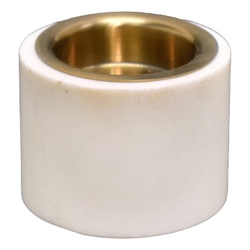 Eglo - Candelabro 4,5x6 cm mármol/blanco