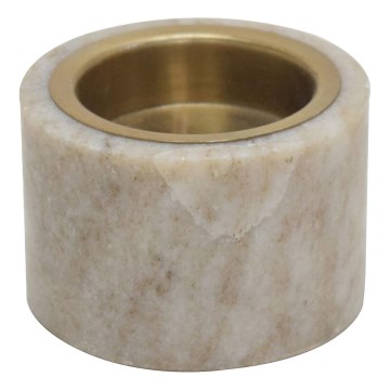 Eglo - Candelabro 4x6 cm mármol/beige