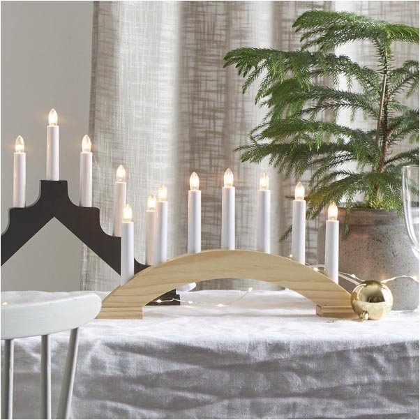 Eglo - Candelabro de Navidad BEA 7xE10/3W/230V