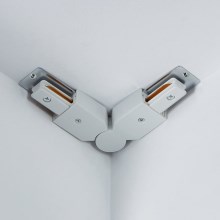 Eglo - Conector de esquina para sistema de rieles blanco