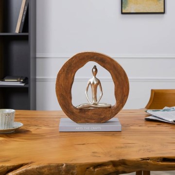 Eglo - Decoración 27,2x28,5 cm madera/resina
