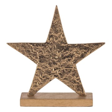 Eglo - Decoración de Navidad 21x20,5 cm estrella/dorado