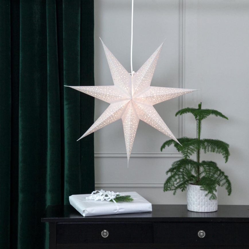 Eglo - Decoración de Navidad estrella blanco