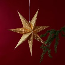 Eglo - Decoración de Navidad estrella dorada