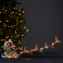 Eglo - Decoración de Navidad LED 15xLED/0,03W/3xAAA