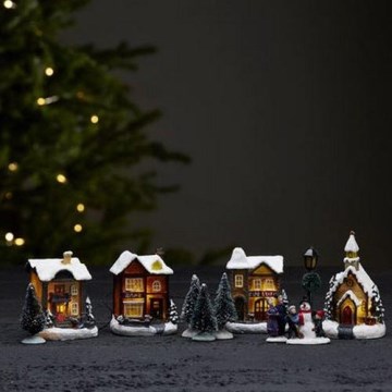 Eglo - Decoración de Navidad LED 4xLED/0,064W/2xAA