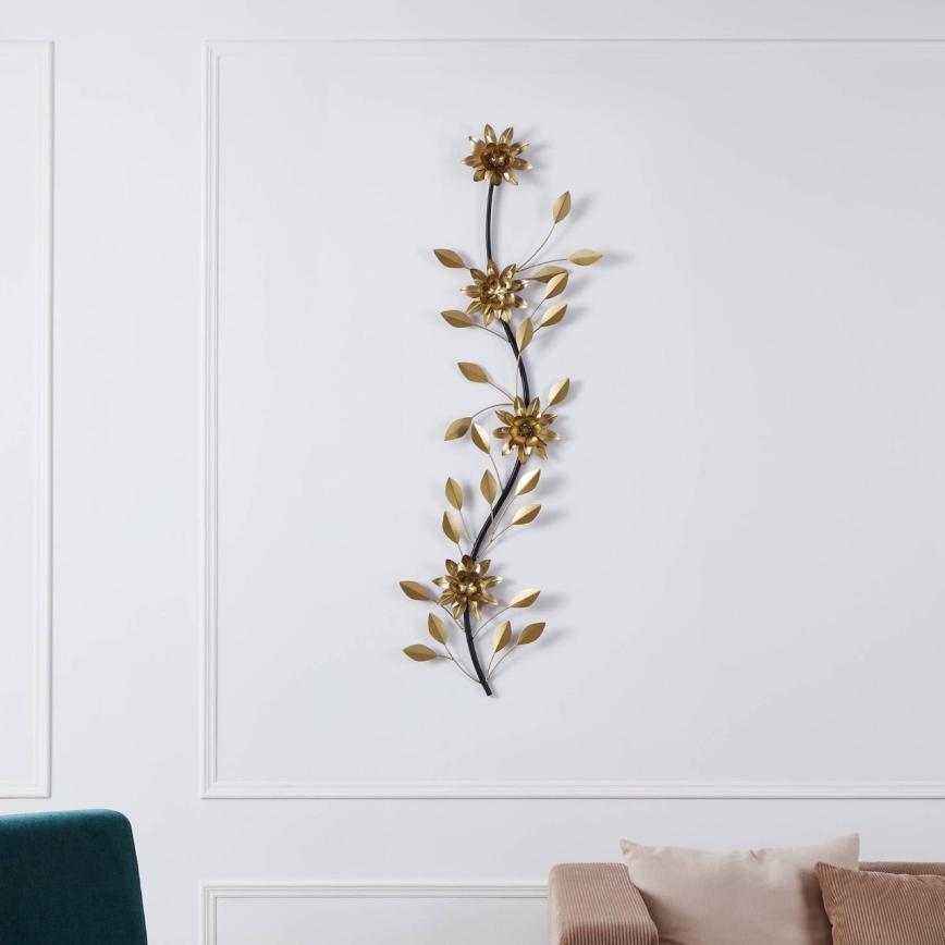 Eglo - Decoración de pared 98,5x30 cm dorado