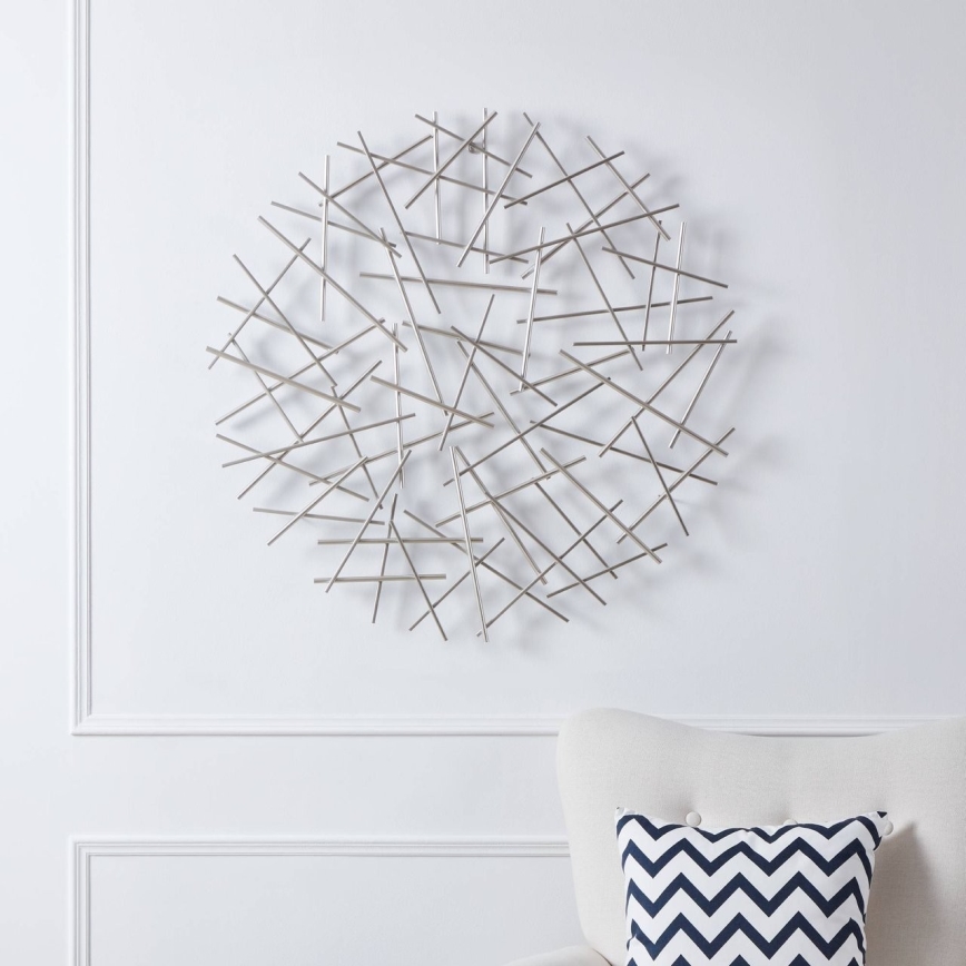 Eglo -  Decoración de pared diá. 81 cm cromo mate
