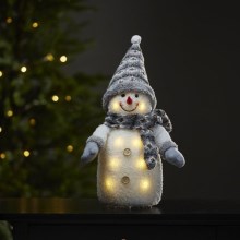 Eglo - Decoración LED de Navidad 8xLED/0,06W/3xAA gris