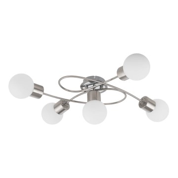 Eglo/Edi Light 54686 - Lámpara de techo LED 5xE14/6W/230V cromo mate